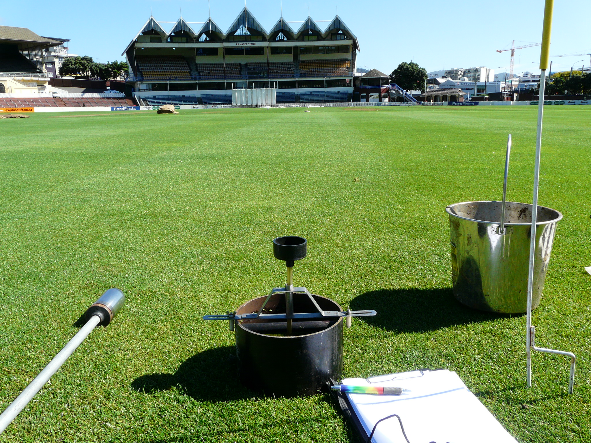 Basin Reserve sampling 15 february 2011 003